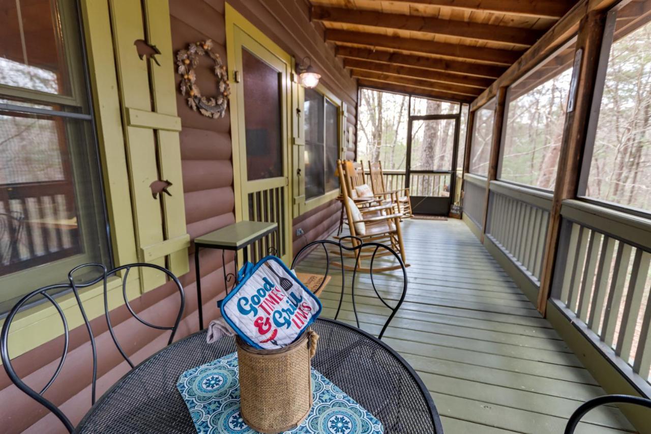 Blue Ridge Cozy Cabin In The Woods With Hot Tub! Exterior photo